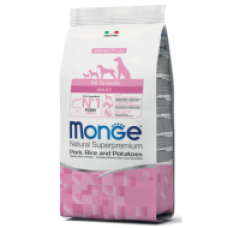 MONGE ADULT sertés&rizs 15kg MONOPROTEIN